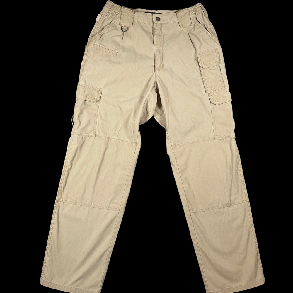 5.11 Tactical Men Ripstop Cargo Pants 32x32 Taclite Pro Tan Work Outdoor Utility